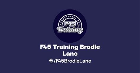 F45 brodie lane. Things To Know About F45 brodie lane. 