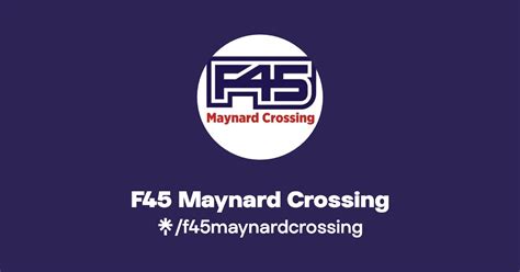 Part Time • F45 Maynard Crossing Our F45 family is looking for high-quality fitness trainers to deliver team-based, high-intensity training and nail the execution at our studio.. 
