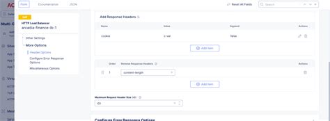 F5 remove response headers.  Typically we have 3 response headers which many Use Ama...
