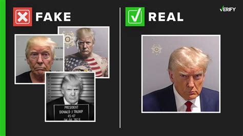 FACT FOCUS: Fake Trump mug shots spread in lieu of real one