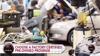 FACTORY CERTIFIED PRE-OWNED PRODUCTS