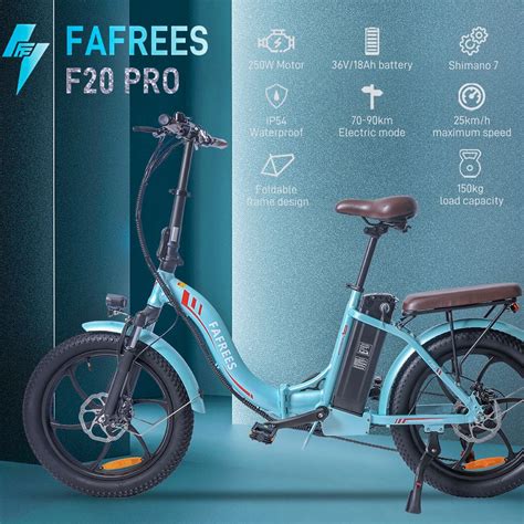 FAFREES F20 Pro Electric Bike 20 Inch 25Km/h 36V 18AH 250W