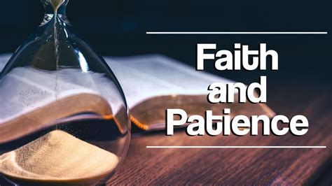 FAITH AND PATIENCE – EVERYDAY VICTUAL