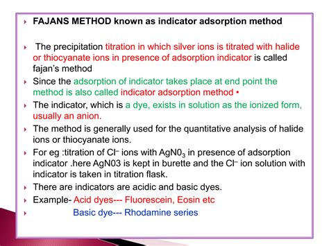 Fajans method in Precipitation titrations - Pharmacy … - wintechmobiles.com