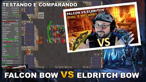 FALCON BOW VS ELDRITCH BOW TESTANDO E COMPARANDO