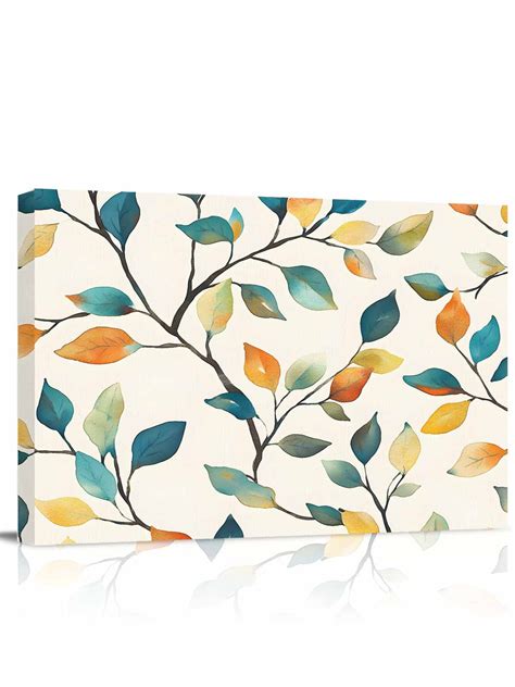 Fall Leaf Canvas Art - with Mod Podge and Fresh Fallen leaves - muktibox.com