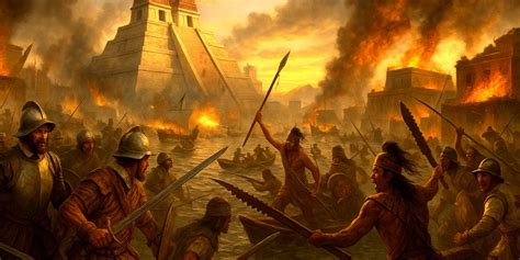 Fall of the Aztec Empire - World History Edu - wintechmobiles.com