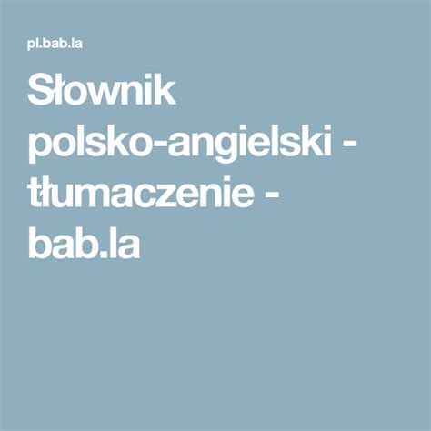 FAMILY NAME - Tłumaczenie na polski - bab.la