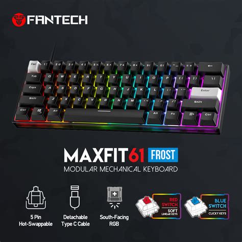 FANTECH MAXFIT61 Modular Mechanical Keyboard …