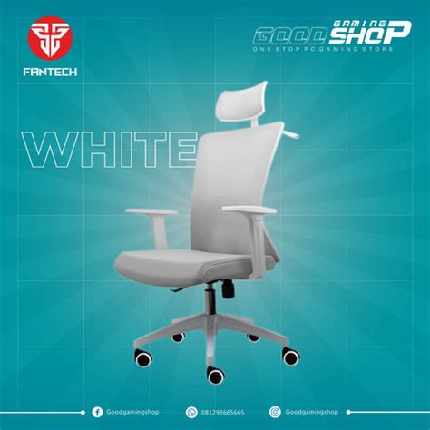 FANTECH OFFICE CHAIR OC-A258 - Putih - Tokopedia