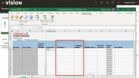 FAQ - Payable Invoice Import through Spreadsheet, …