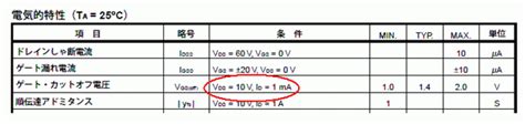 FAQ 1006051 : パワーMOSFETがオン(D-S間オン)する電圧は ...