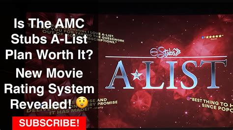 FAQ AMC Stubs A-List