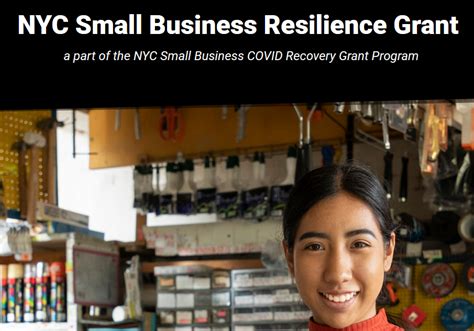 FAQ NYC Small Business Resilience Grant