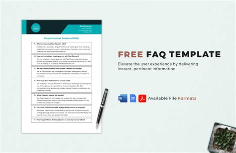 FAQ Template in Word, PDF, Google Docs Download