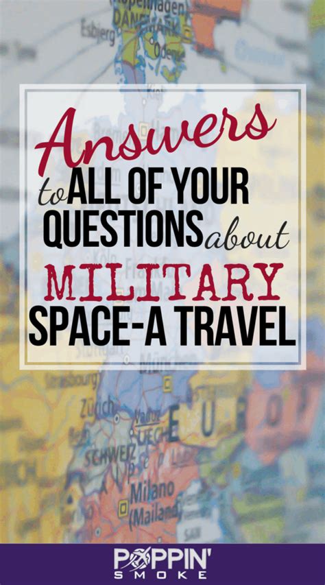 FAQs About Military Space-A Travel - Poppin