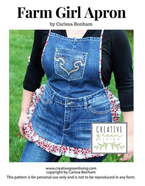 Farm Girl Recycled Denim Apron PDF … - raincitystudios.com