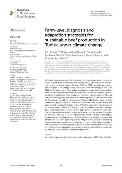 Farm-level diagnosis and adaptation strategies for sustainable beef ... - raincitystudios.com