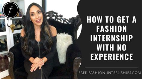 FASHION INTERN 101: How to Get a Fashion Internship with No …