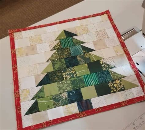 FASTEST LAST MINUTE CHRISTMAS PATCHWORK TREE!