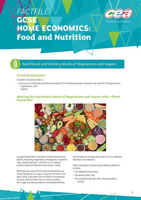 FATFILE: GCE NUTRITION & FOOD SCIENCE - Council for the …