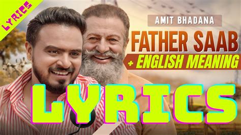 FATHER SAAB LYRICS - singerhimanshusaini.com