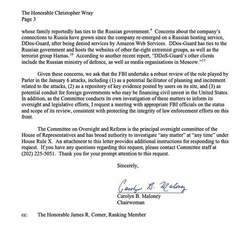 FBI, House Committee Send Notices Abo…