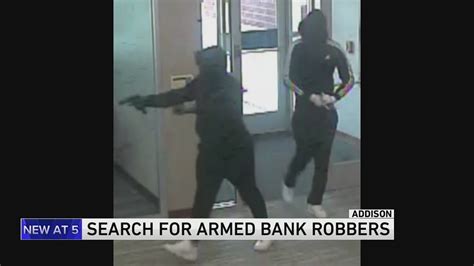 FBI looking for 2 people who robbed bank in Addison