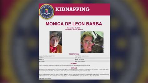 FBI offering $40K reward for information on San Mateo woman kidnapped in Mexico