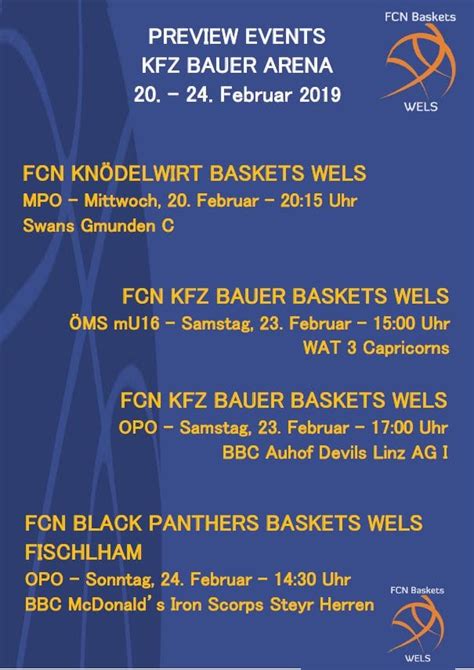 FCN Baskets WELS is at FCN Arena. - Facebook