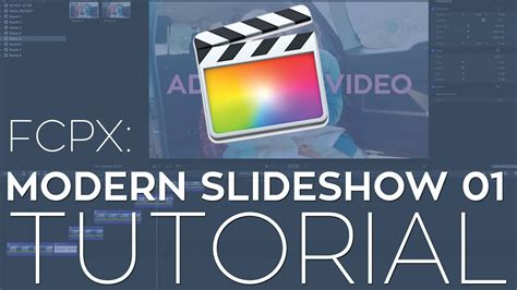 FCPX Modern Slideshow 01 Template Tutorial YouTube