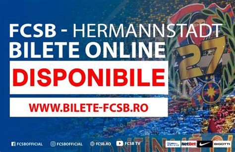 FCSB - Bilete online pentru FCSB - Hermannstadt! FCSB