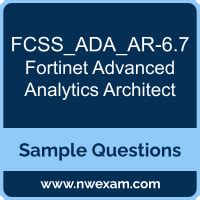 FCSS_ADA_AR-6.7 Certified Questions