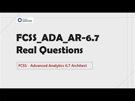 FCSS_ADA_AR-6.7 Online Praxisprüfung