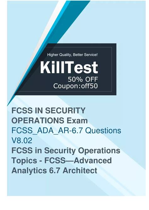 FCSS_ADA_AR-6.7 Prüfungsfrage