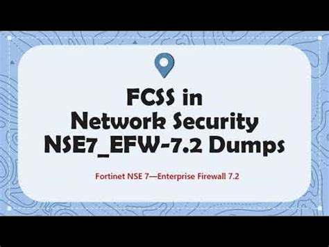 FCSS_EFW_AD-7.4 Detail Explanation