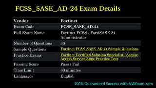 FCSS_SASE_AD-24 Zertifikatsfragen