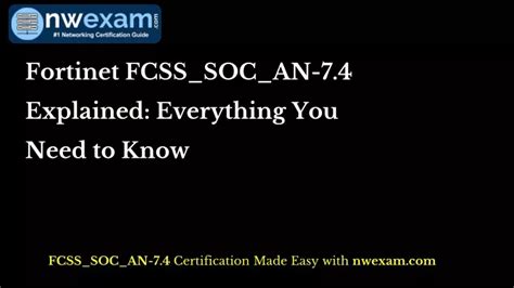 FCSS_SOC_AN-7.4 Zertifikatsfragen