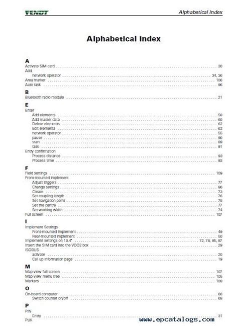 FENDT VARIOGUIDE OPERATOR