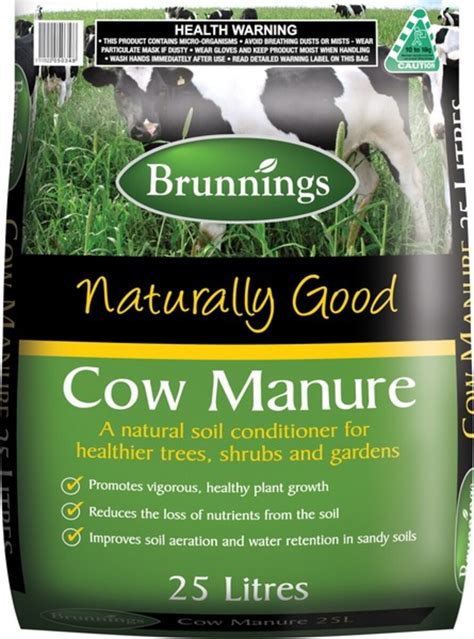 Fertiliser Cow Manure 25L Brunnings - BCSands - raincitystudios.com