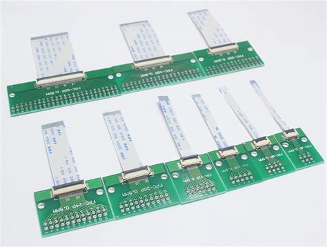 FFC / FPC Breakout PCB for 0.5mm & 1mm up to 50 pins