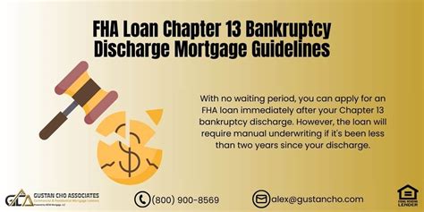 FHA Loan Chapter 13 Bankruptcy Discharge Mortgage Guidelines