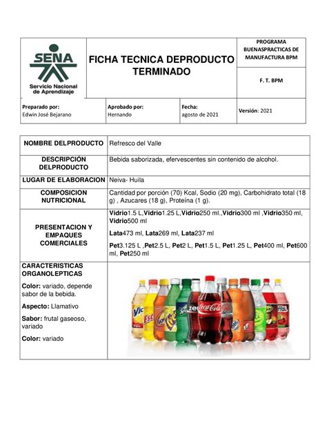 FICHA TÉCNICA DE PRODUCTO - Eskalia