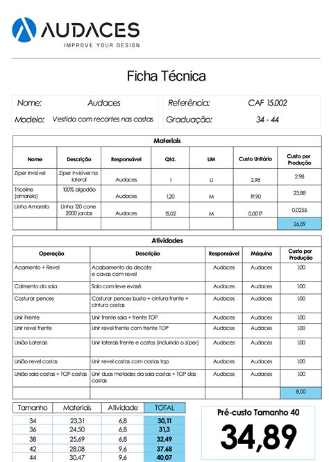 FICHA TÉCNICA DE PRODUTO PRODUTO: ECO BECKER …