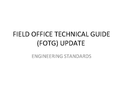 Field Office Technical Guide - wintechmobiles.com