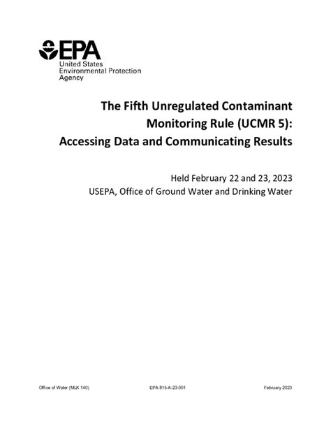 Fifth Unregulated Contaminant Monitoring Rule | US EPA - wintechmobiles.com