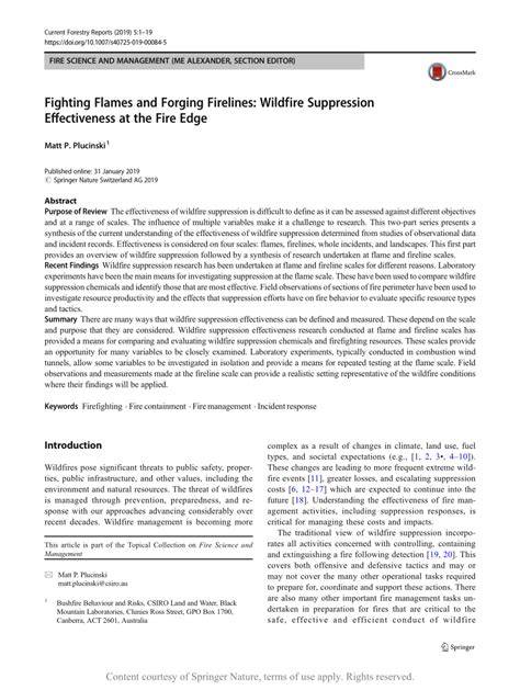 Fighting Flames and Forging Firelines: Wildfire Suppression ... - raincitystudios.com