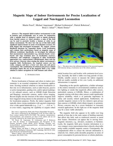 Figure 1 from Magnetic maps of indoor environments for precise ... - coolestguyplanet.net