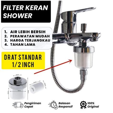 Filter Shower Mandi Saringan Air Keran Kamar Mandi Multifungsi ... - raincitystudios.com