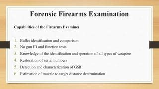 Firearms Examination: Introduction - Forensic Science … - wintechmobiles.com